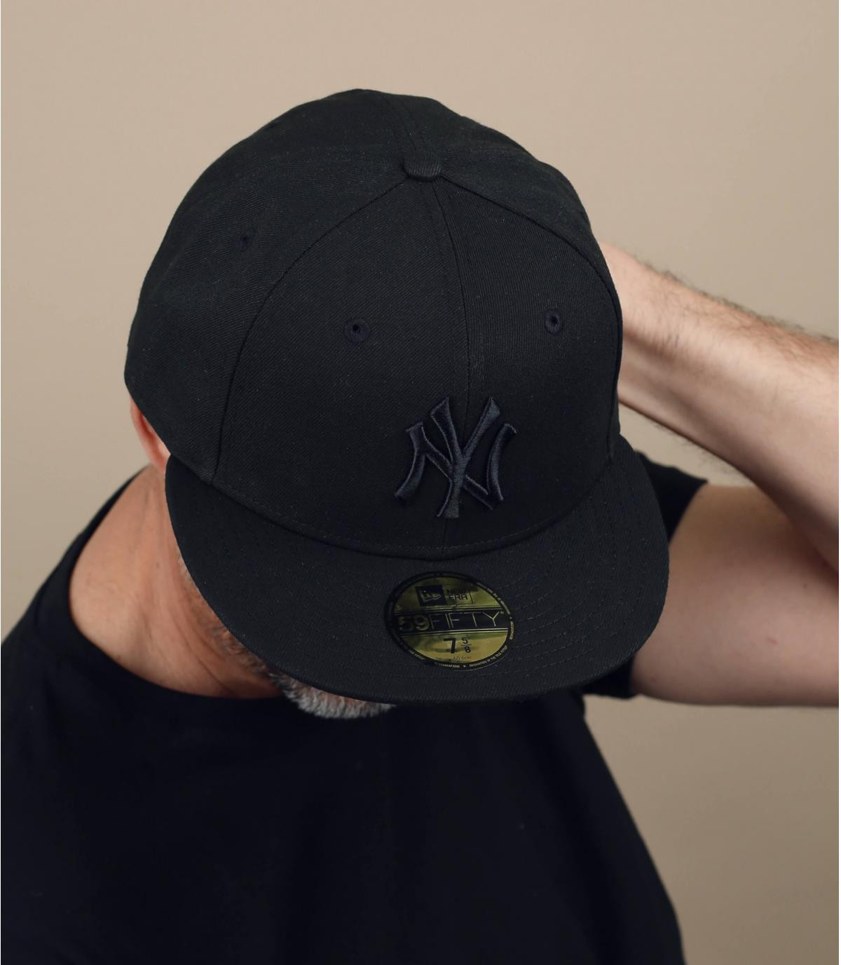 Cap NY schwarz MLB Basic NY 59Fifty black black